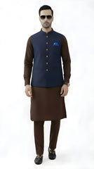 Nabeel & Aqeel Imperial Navy Executive Waistcoat