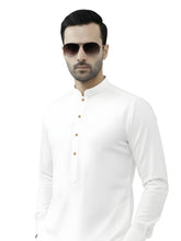 Nabeel & Aqeel Arctic White Kurta Pajama Set