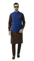 Nabeel & Aqeel Sapphire Blue Executive Waistcoat