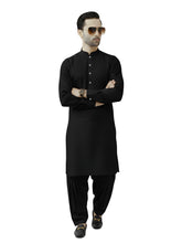Nabeel & Aqeel Onyx Black Kurta Shalwar Set