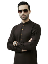 Nabeel & Aqeel Onyx Maroon Kurta Pajama Set