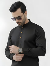 Nabeel & Aqeel Onyx Black Kurta Pajama Set