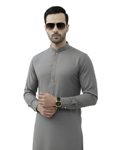 Nabeel & Aqeel Steel Grey Kurta Pajama Set