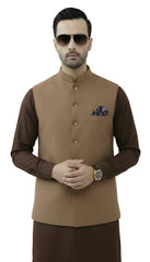 Nabeel & Aqeel Desert Suede Executive Waistcoat
