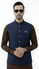Nabeel & Aqeel Imperial Navy Executive Waistcoat