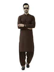 Nabeel & Aqeel Espresso Brown Kurta Shalwar Set