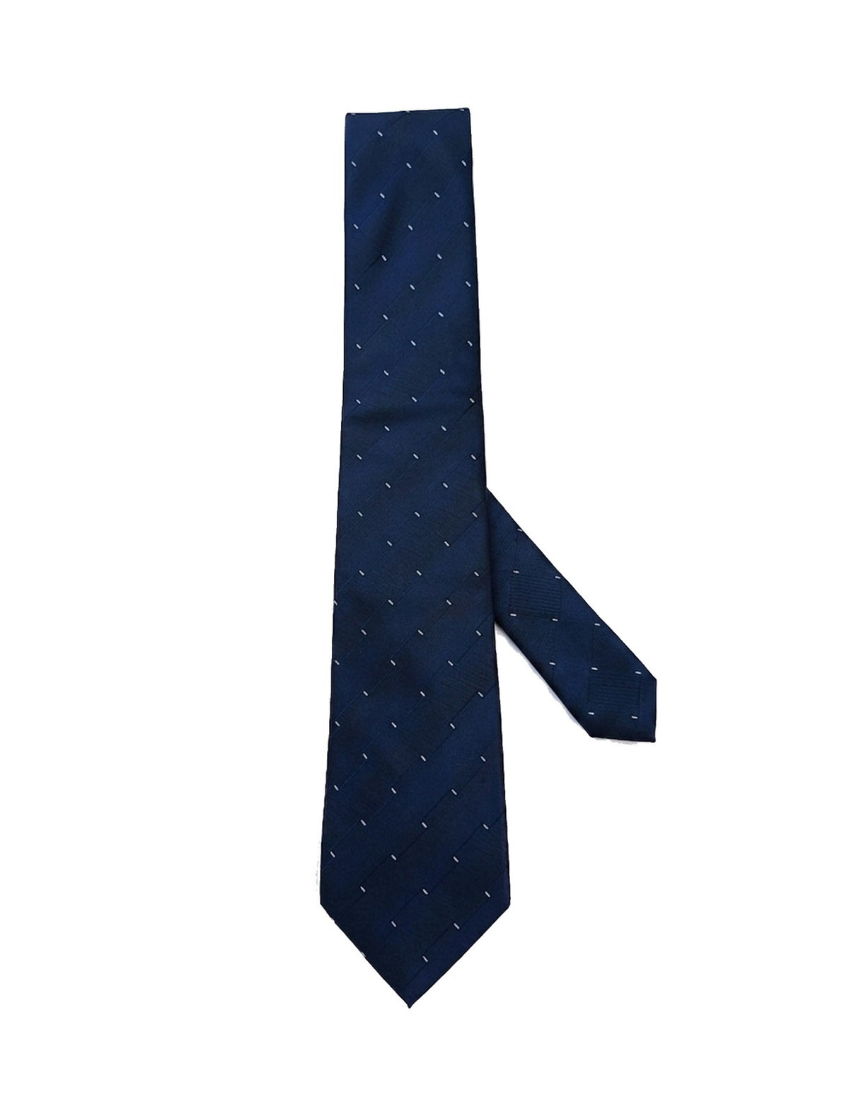 Nabeel & Aqeel Navy Blue Micro Flowered Geometric Tie